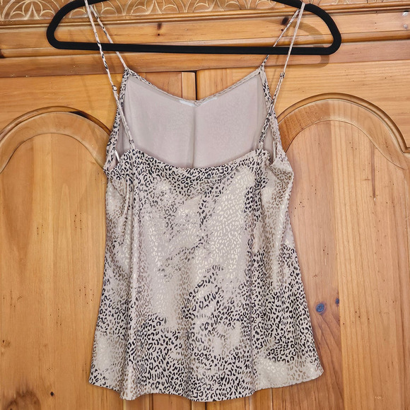 Current Air Los Angeles V Neck Leopard Print Camisole Top Size XS - Picture 2 of 6